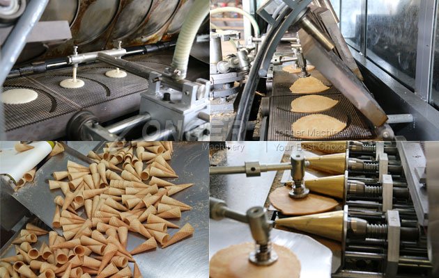 Full Automatic Cone Making Machine For Ice Cream Cone|Rolled Sugar Cone