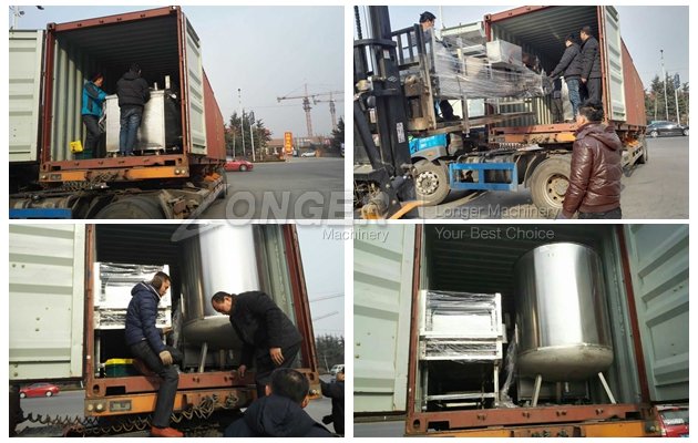 automatic potato chips production line shipped to algeria