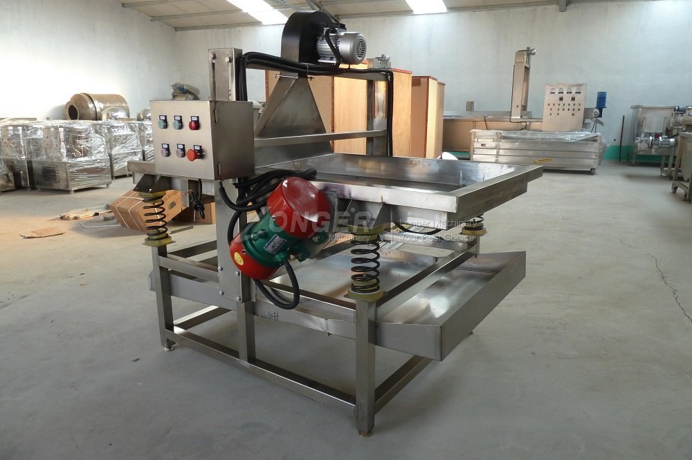 peanut fryier prodcution line|chicken nuggets production line