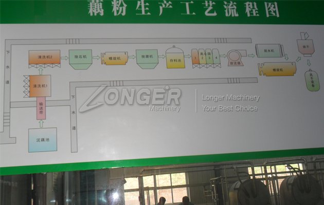 lotus starch machina|lotus root starch processing line